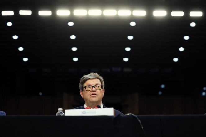 Yann LeCun, then vice president and scientific director of artificial intelligence at Meta Platforms, before the US Senate Intelligence Committee, in Washington, September 19, 2023.