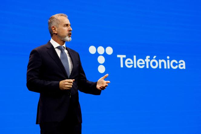 Marc Murtra, président-directeur général de Telefonica, au Mobile World Congress 2025, à Barcelone, en Espagne, le 3 mars 2025.