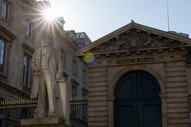 Collège de France, in Paris, 1 February 2025.