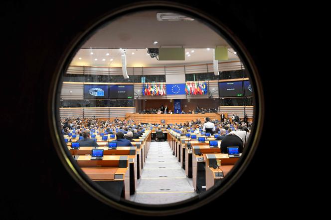 The European Parliament convenes, in Brussels, 12 November 2025.
