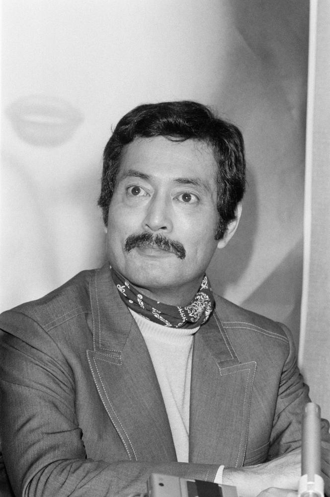 L'acteur japonnais Tatsuya Nakadai, lors du Festival de Cannes, en mai 1980