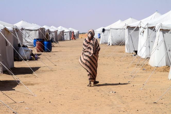 Inside a refugee camp for people fleeing from El-Fasher to Al-Dabba, in northern Sudan, November 13, 2025.