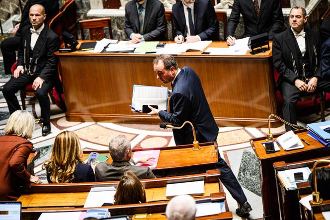 Le premier ministre, Sébastien Lecornu, à l’Assemblée nationale, à Paris, le 12 novembre 2025.