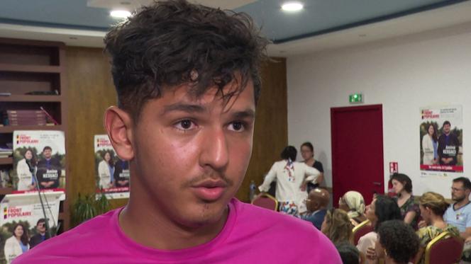 Mehdi Kessaci, frère du miliant écologiste Amine Kessaci, sur une vidéo filmée le 7 juillet 2024.