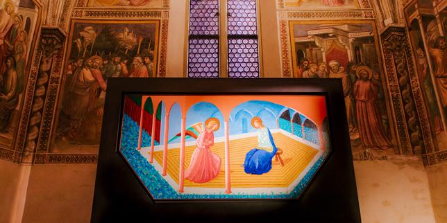 A Florence, David Hockney chez Santa Maria Novella, pour un dialogue avec l’ange