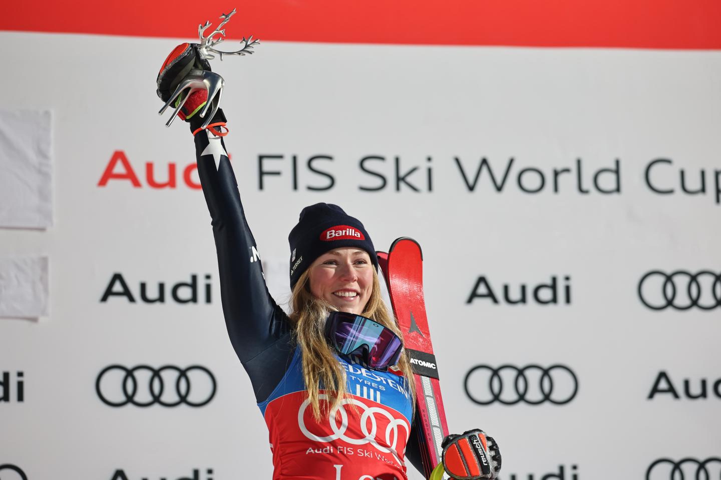 La skieuse Mikaela Shiffrin remporte le slalom de Levi et s’offre une 102e victoire en Coupe du monde La skieuse Mikaela Shiffrin remporte le slalom de Levi et s’offre une 102e victoire en Coupe du monde