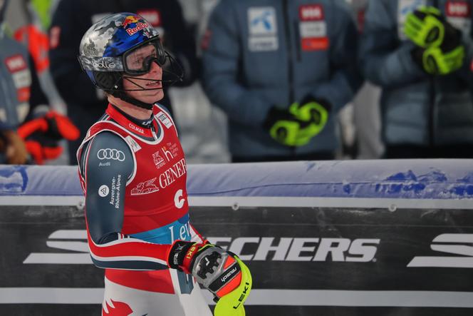 Frenchman Clément Noël finished second in the slalom in Levi (Finland), Sunday 16 November 2025, as part of the Alpine Ski World Cup.