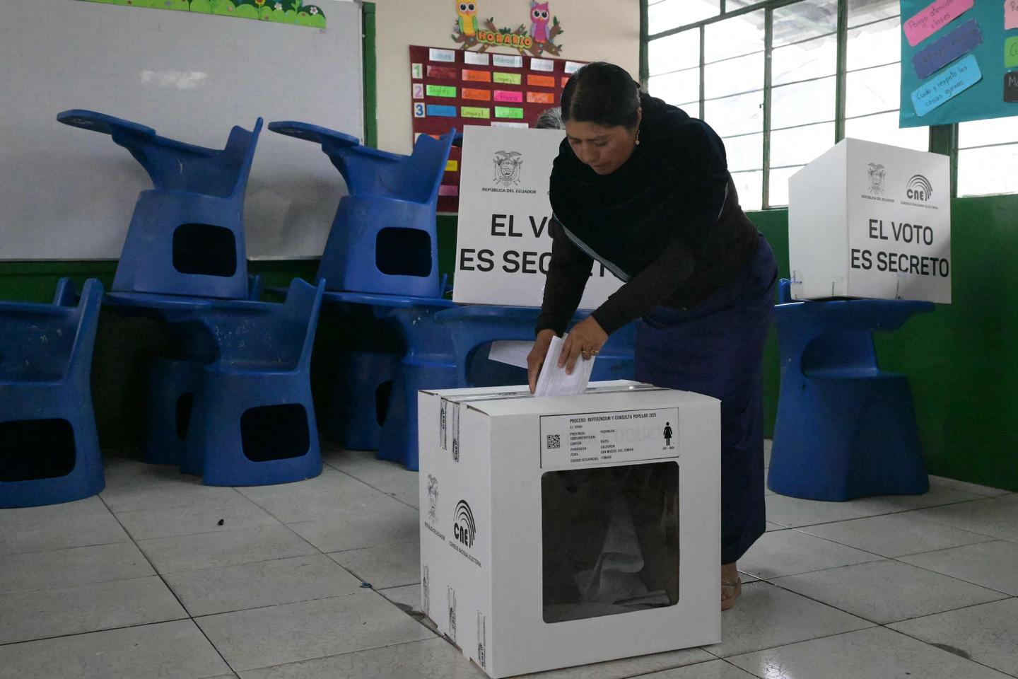 En Equateur, l’échec du référendum écorne l’image de président « à poigne » de Daniel Noboa