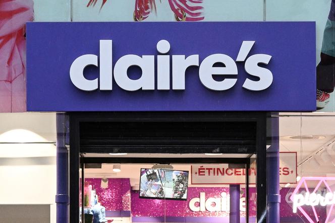 Devant une boutique Claire’s, à Paris, le 8 janvier 2025.