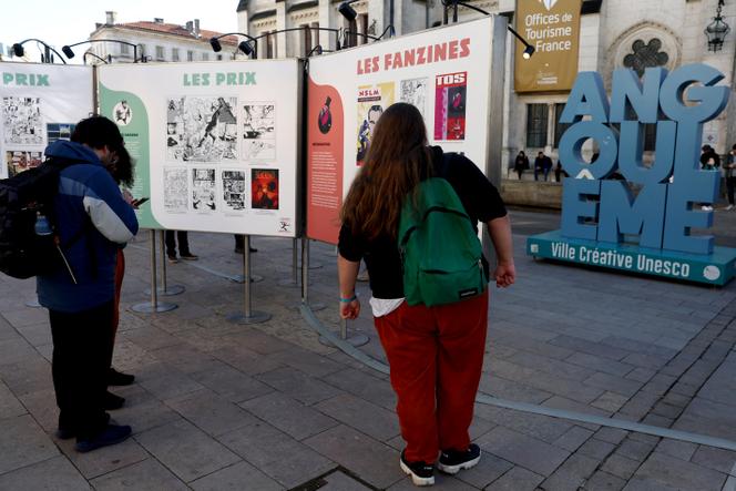 Lors du Festival international de la bande dessinée d’Angoulême, en janvier 2025.