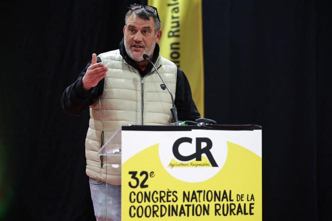 Bertrand Venteau at the 32nd National Congress for Rural Coordination, in Auch, 19 November 2025.