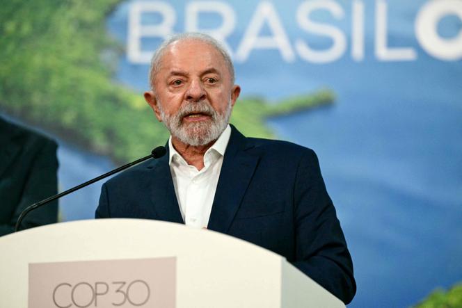 Lula speaks at the UN climate conference in Belem, Brazil, November 19, 2025.