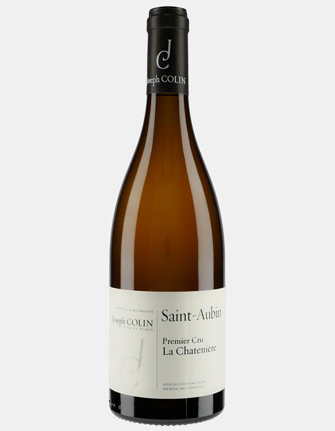 Domaine Joseph Colin, La Chatenière, saint-aubin, premier cru, blanc, 2022, environ 60 €.