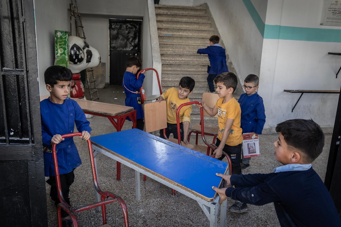 En Syrie, le retour des enfants Ã  lâ€™Ã©cole, un dÃ©fi colossal pour le nouveau...