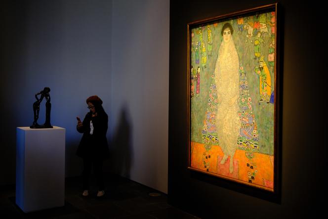 «&nbsp;Bildnis Elisabeth Lederer&nbsp;» de Gustav Klimt, lors de la vente aux enchères de Sotheby’s, à New York, le 18&nbsp;novembre 2025.