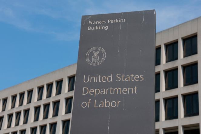 Le bâtiment Frances Perkins du ministère du travail américain, à Washington, le 4 août 2025.