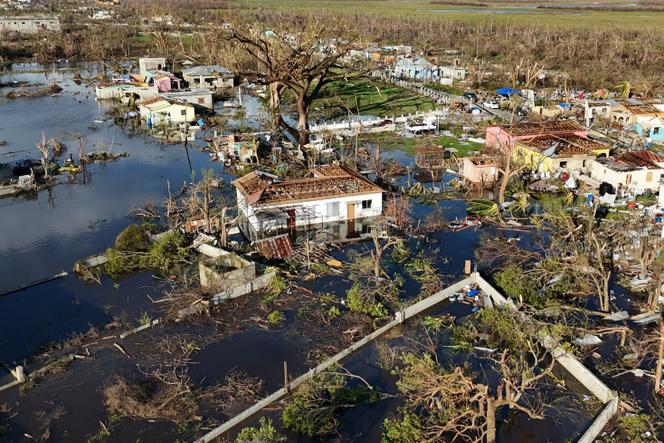 Après le passage de l’ouragan Melissa, à Black River (Jamaïque), le 30 octobre 2025.