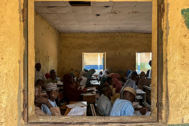 General view of a classroom in Argungu, Kebbi State, northern Nigeria, April 12, 2025. 