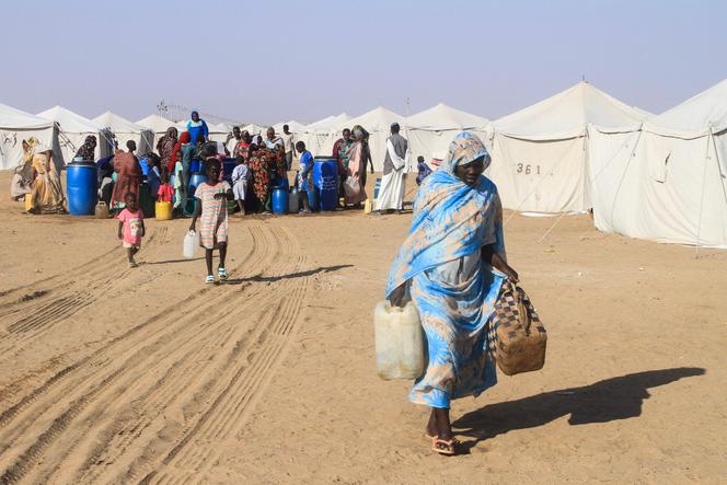 Al-Afad refugee camp, in northern Sudan, November 21, 2025. 