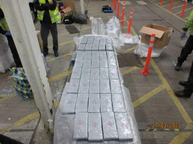 Saisie d’argent liquide par la National Crime Agency, dans le cadre de l’opération « Destabilise », sur une photo non datée.