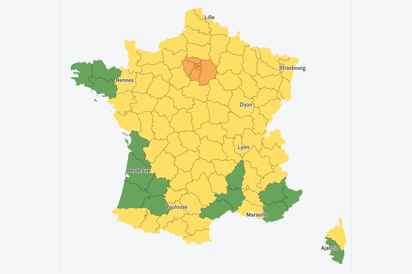 Neige et verglas : l’Ile de France placée en vigilance orange jusqu’à dimanche matin en raison de la présence d’air froid ; des chutes de neige attendues