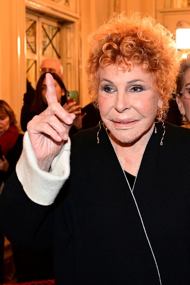 La chanteuse italienne Ornella Vanoni, à Milan, le 7 décembre 2023. 