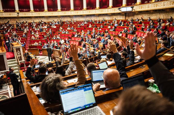 Lors des débats sur le projet de loi de finances pour 2026, à l’Assemblée nationale, à Paris, le 21 novembre 2025.