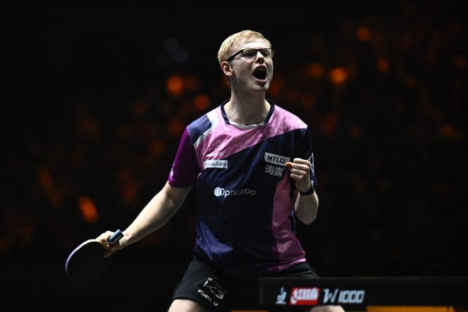 French player Félix Lebrun, during the Grand Smash match in Beijing, October 5, 2025.