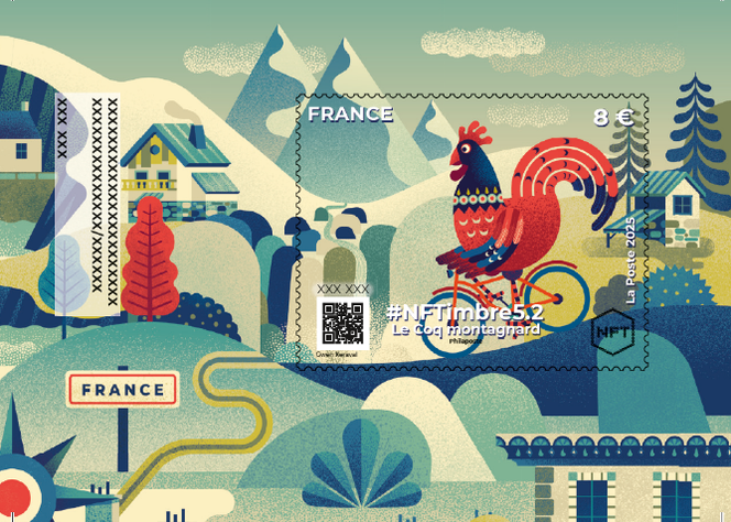 NFTimbre 5.2, création de Gwen Keraval. Offset. Tirage : 7 500 exemplaires.