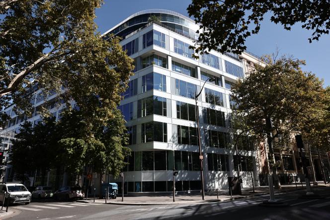 Le siège de l’ARCOM, l’autorité française de régulation des communications audiovisuelles et numériques, à Paris, le 19 septembre 2025.