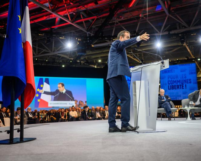 Sebastien Lecornu lors du congrès des maires, à Paris, le 20 novembre 2025.