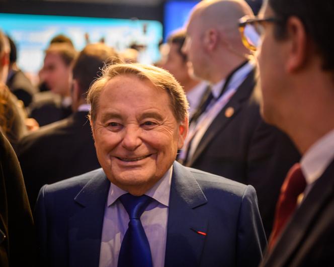 André Laignel, vice-président de l’Association des maires de France, à la fin du congrès des maires, le 20 novembre 2025.