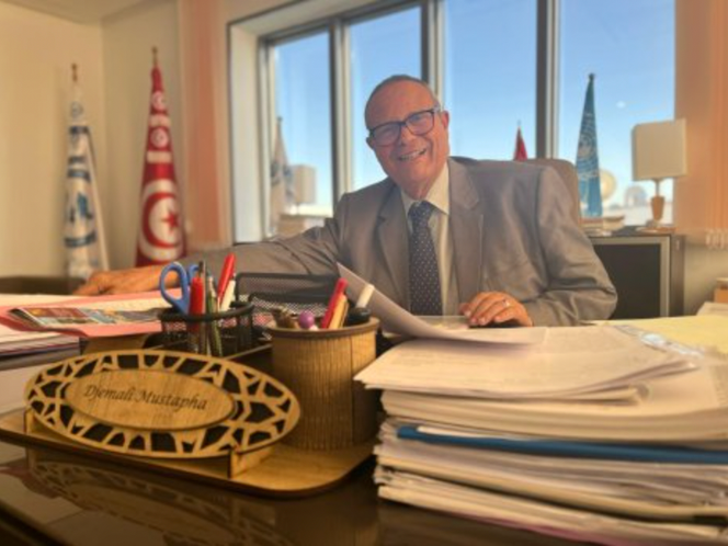 Portrait of Mustapha Djemali broadcast by Amnesty International.