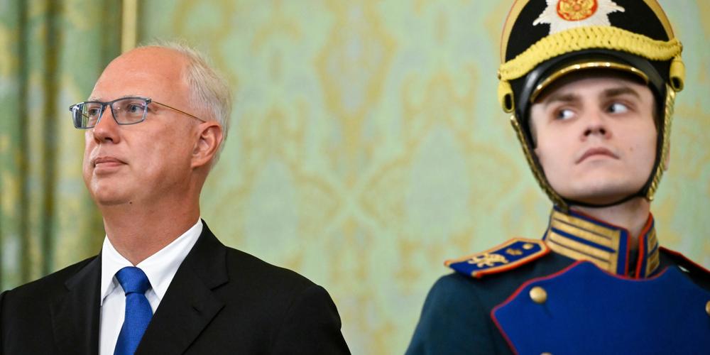 L’émissaire russe pour les questions économiques, Kirill Dmitriev, à Moscou, le 7 août 2025. - ALEXANDER NEMENOV/AP