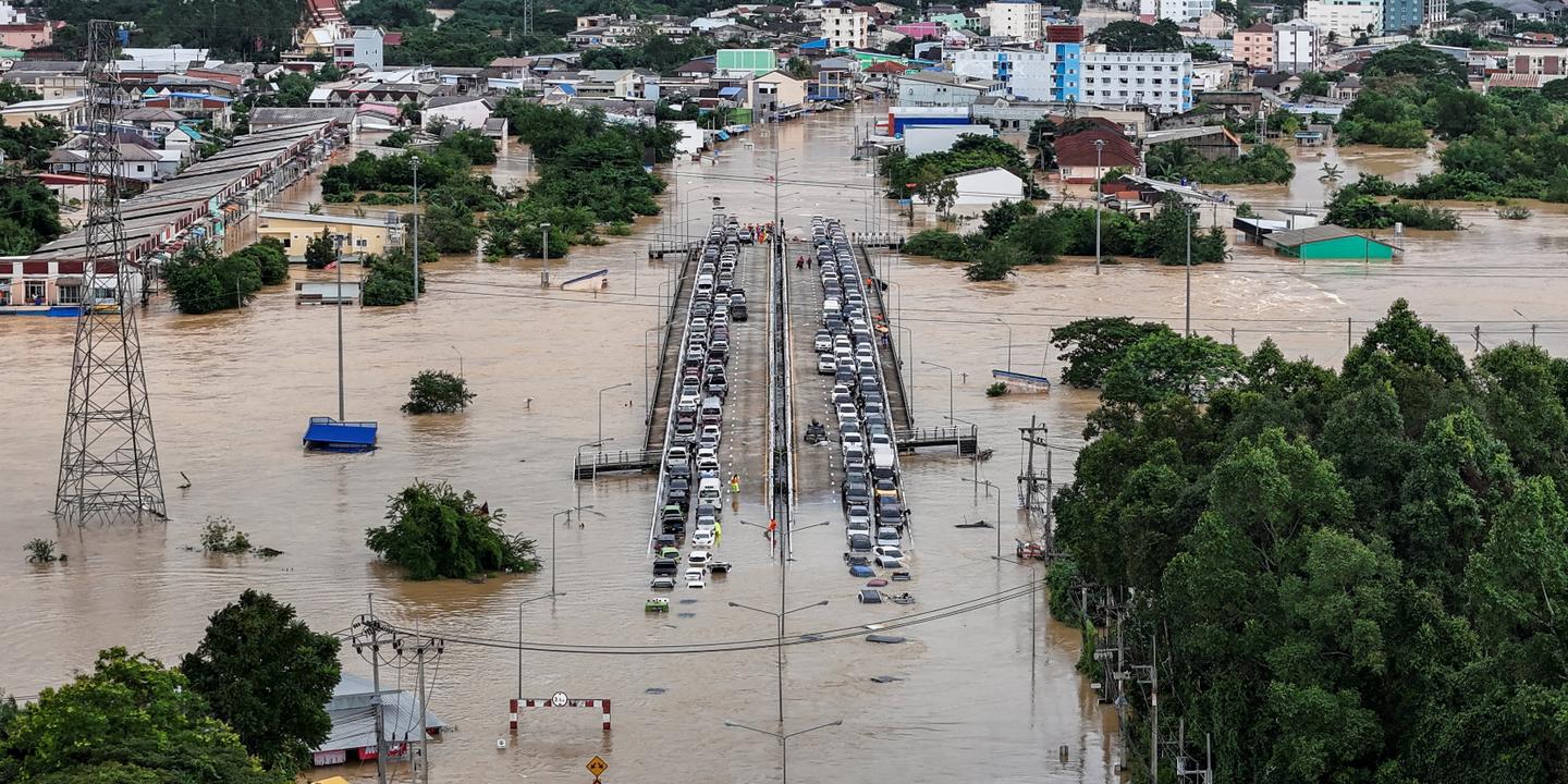 Après des pluies torrentielles sans précédent, le sud de la Thaïlande sous les eaux