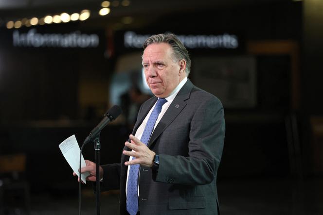 Le premier ministre du Québec, François Legault, à Ottawa, au Canada, le 21 mars 2025.