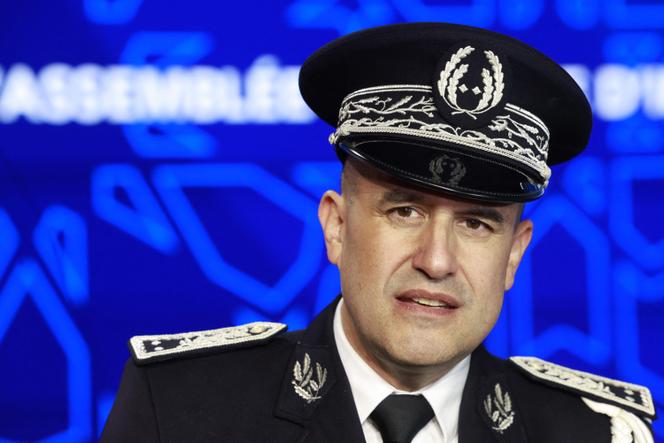 Lucas Philippe après son élection à la présidence d’Interpol, à Marrakech, le 27 novembre 2025.