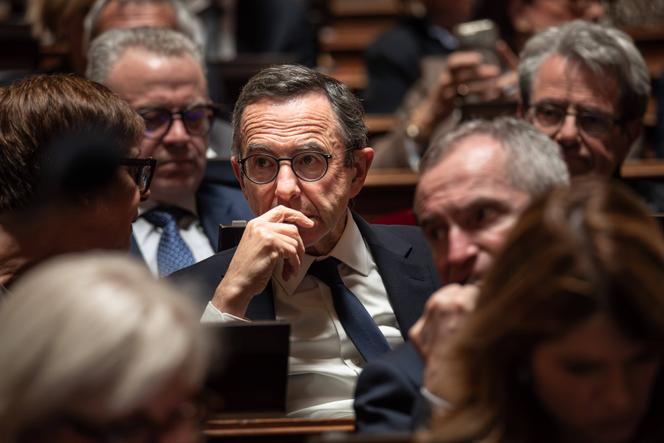 Le sénateur (LR) Bruno Retailleau, au Sénat, à Paris, le 19 novembre 2025.