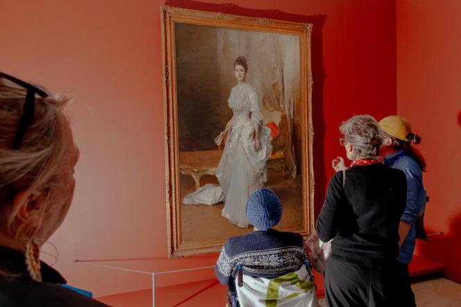 André, 67 ans, a pu quitter le service de soins palliatifs d’un hôpital parisien le temps d’une visite du Musée d’Orsay, le 6 novembre 2025. Il est accompagné par des bénévoles de l’association Ambulance des rêves, par sa sœur, deux ambulanciers et un guide conférencier.