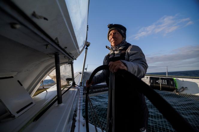 La navigatrice Alexia Barrier, le 8 juillet 2025. 