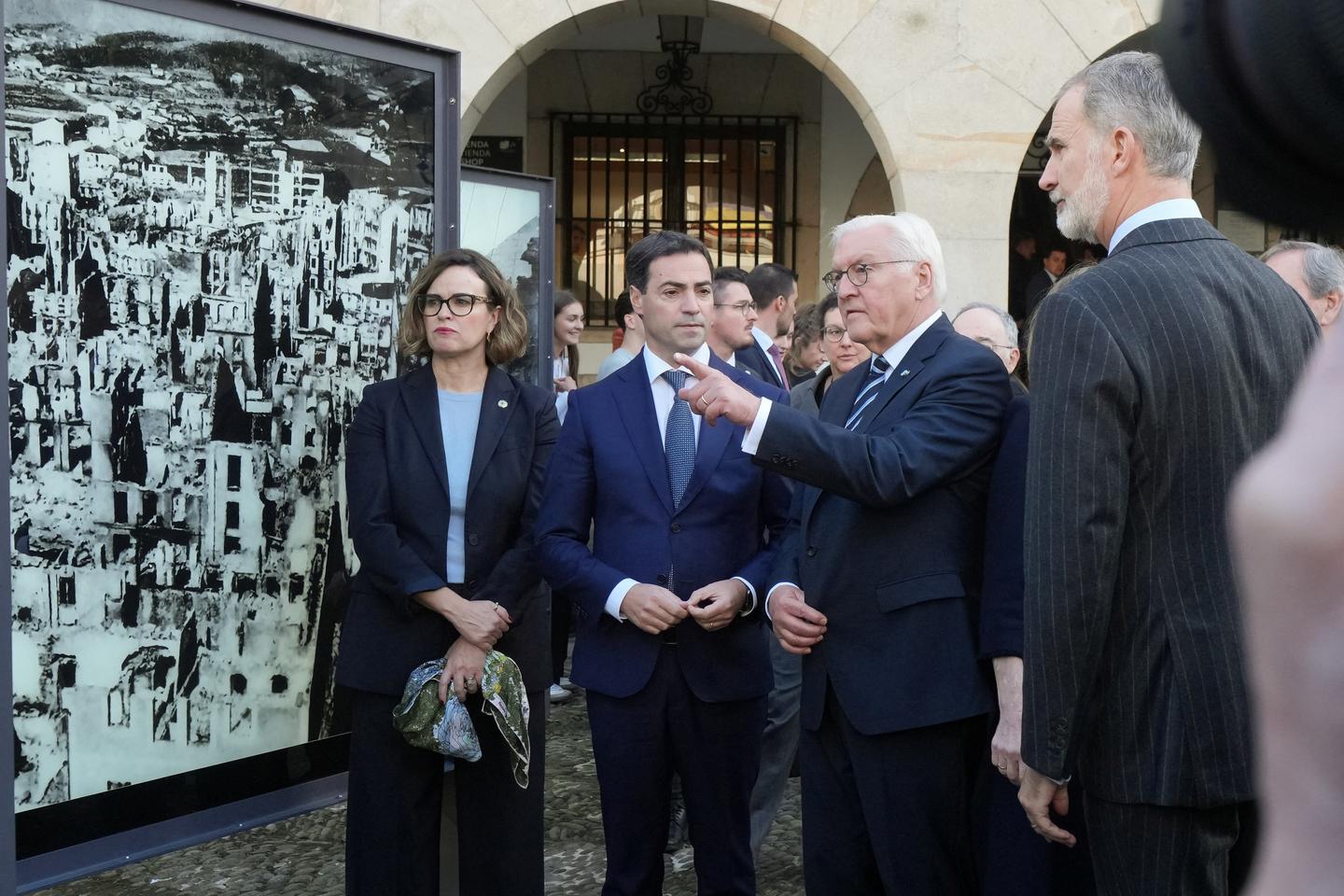 Le président allemand s’est rendu à Guernica pour une visite historique, 88 ans après le bombardement de la ville espagnole