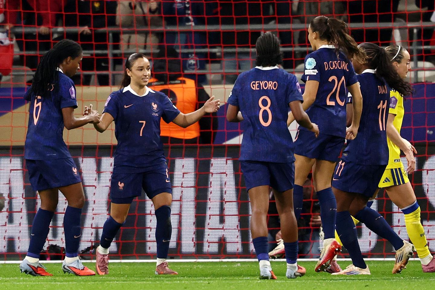 France-Suède : les Bleues arrachent la victoire avant le match retour pour la troisième place de la Ligue des nations