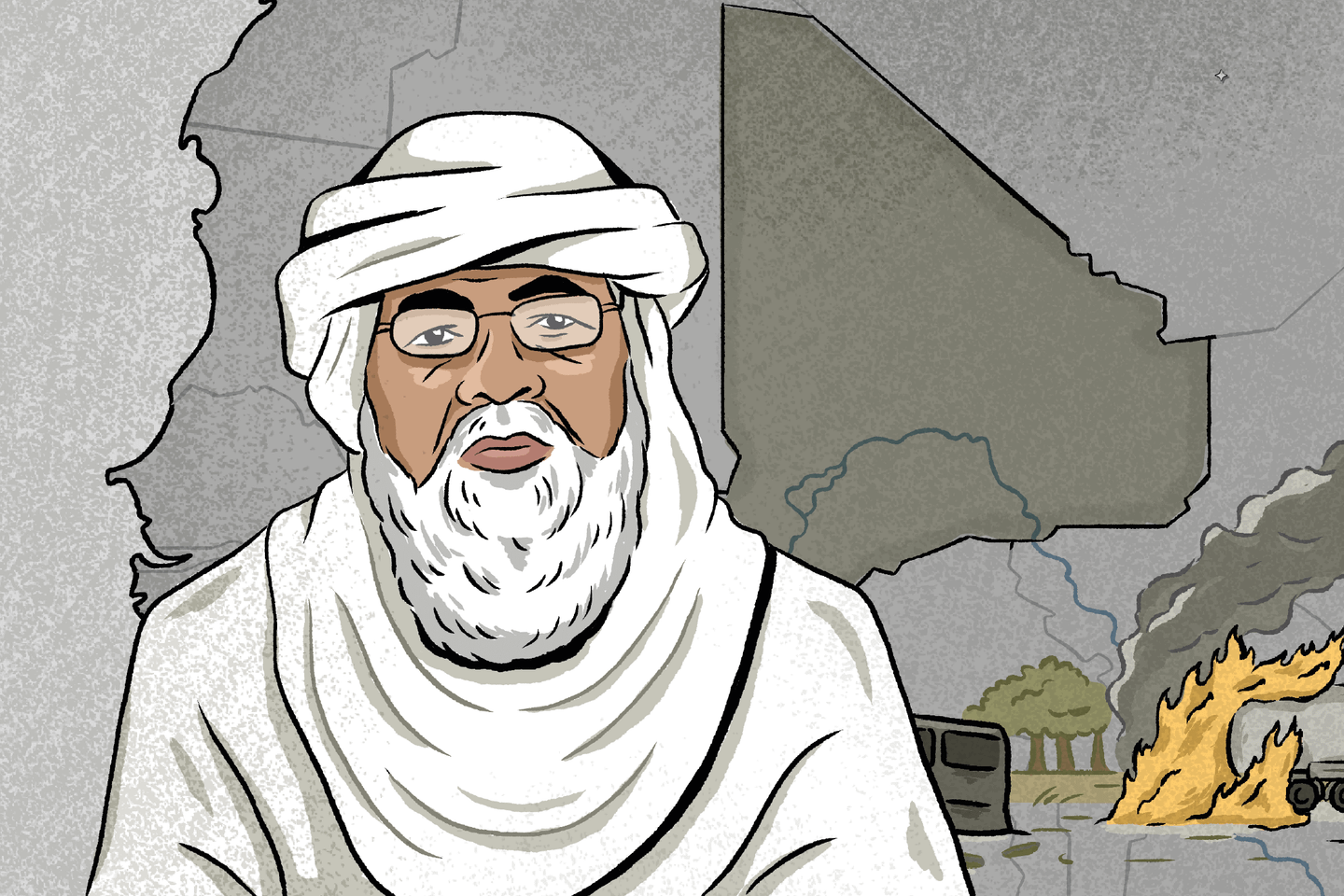 Iyad Ag Ghali, de la rébellion touareg au projet d’un Mali islamiste