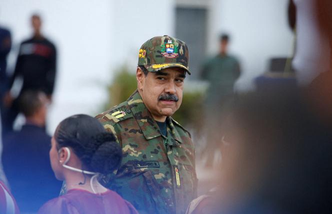 Le président vénézuélien, Nicolas Maduro, lors d’une réunionau Fort Tiuna, une base militaire de Caracas, le 25 novembre 2025.