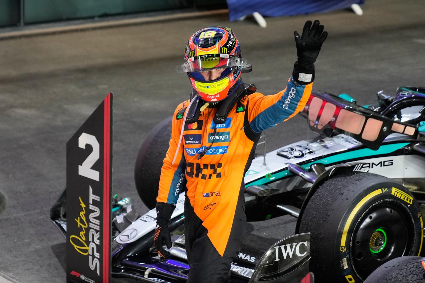 Oscar Piastri, vainqueur de la course sprint du Grand Prix de F1 du Qatar, grignote quelques points sur Lando Norris