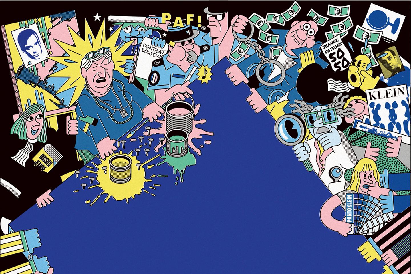 La vieille dame, le monochrome peinturlurÃ© et lâ€™appÃ¢t du Klein