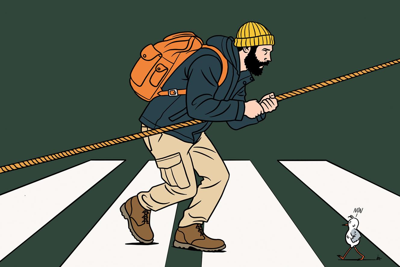 Est-ce bien raisonnable de… s’habiller en homme des montagnes à la ville ?