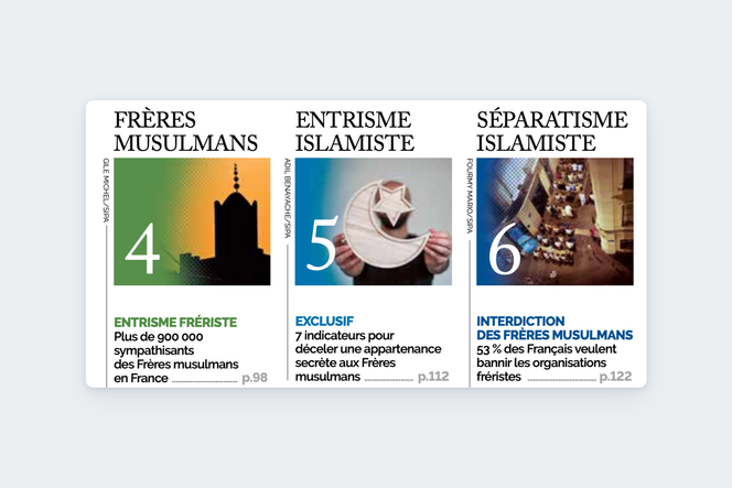 Extrait du sommaire du dernier hors-série de la revue « Ecran de veille », intitulé « La France à l’épreuve de l’entrisme islamiste ».