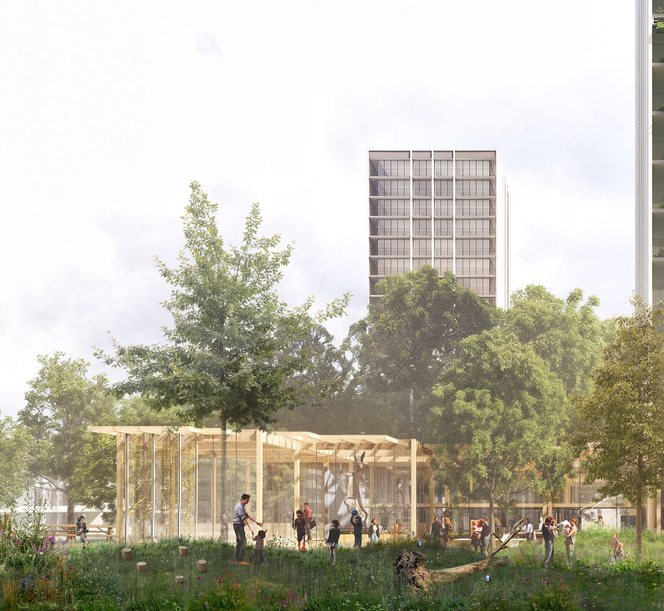 Image du projet pour les tours Dubuisson, à Pessac (Gironde).