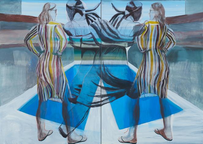 « Interférence » (2024-2025), de Marc Desgrandchamps.